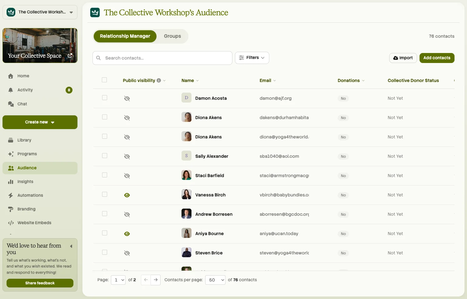 getcollective — fourth screen